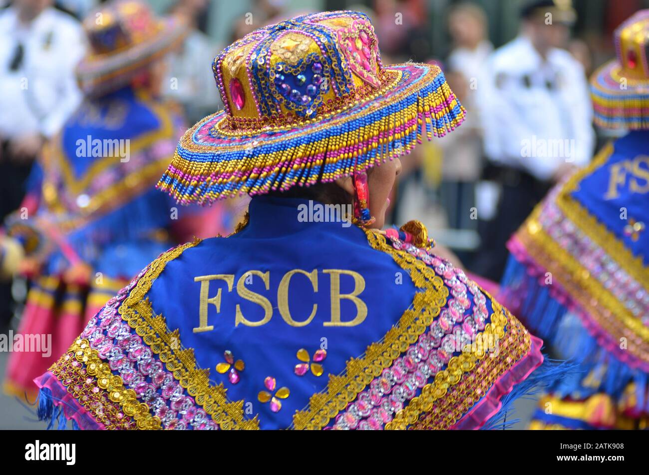 Participants seen marching along Madison Avenue during the annual