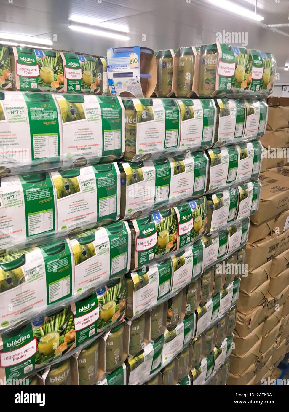 Food bank, Lyon, France Stock Photo Alamy