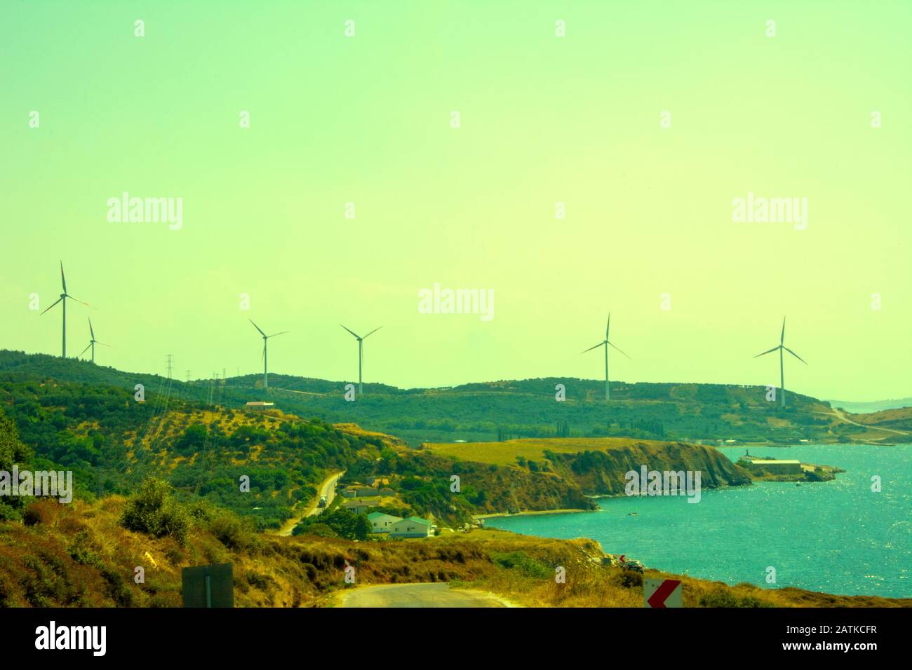 Wind Power Plant Stock Photo - Alamy