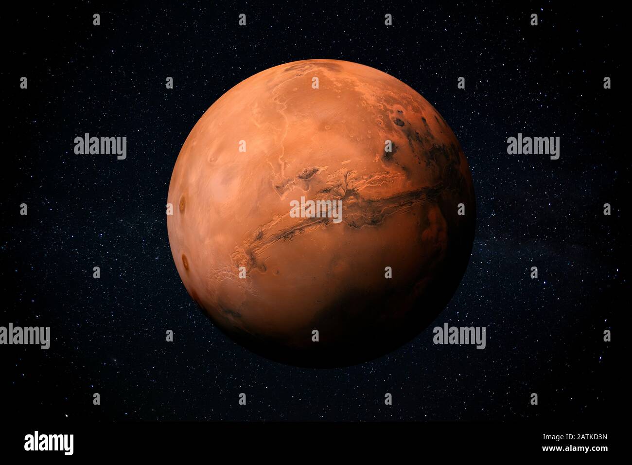 Exploration of Mars the planet of solar system space. This elements furnished by NASA Stock Photo - Alamy