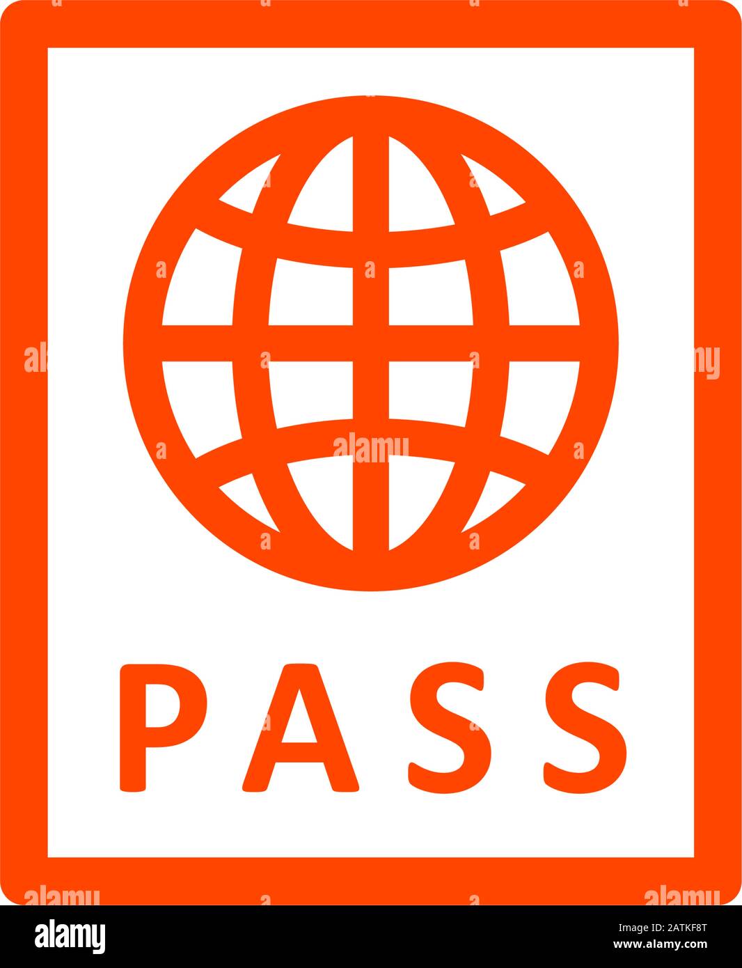 passport icon design vector template Stock Vector
