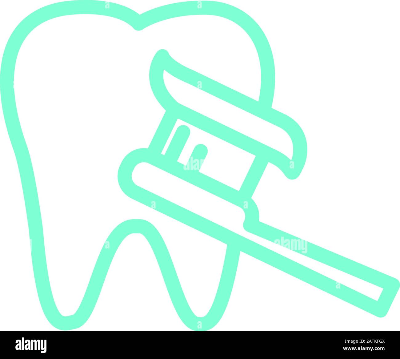 Dental icon design template vector Stock Vector