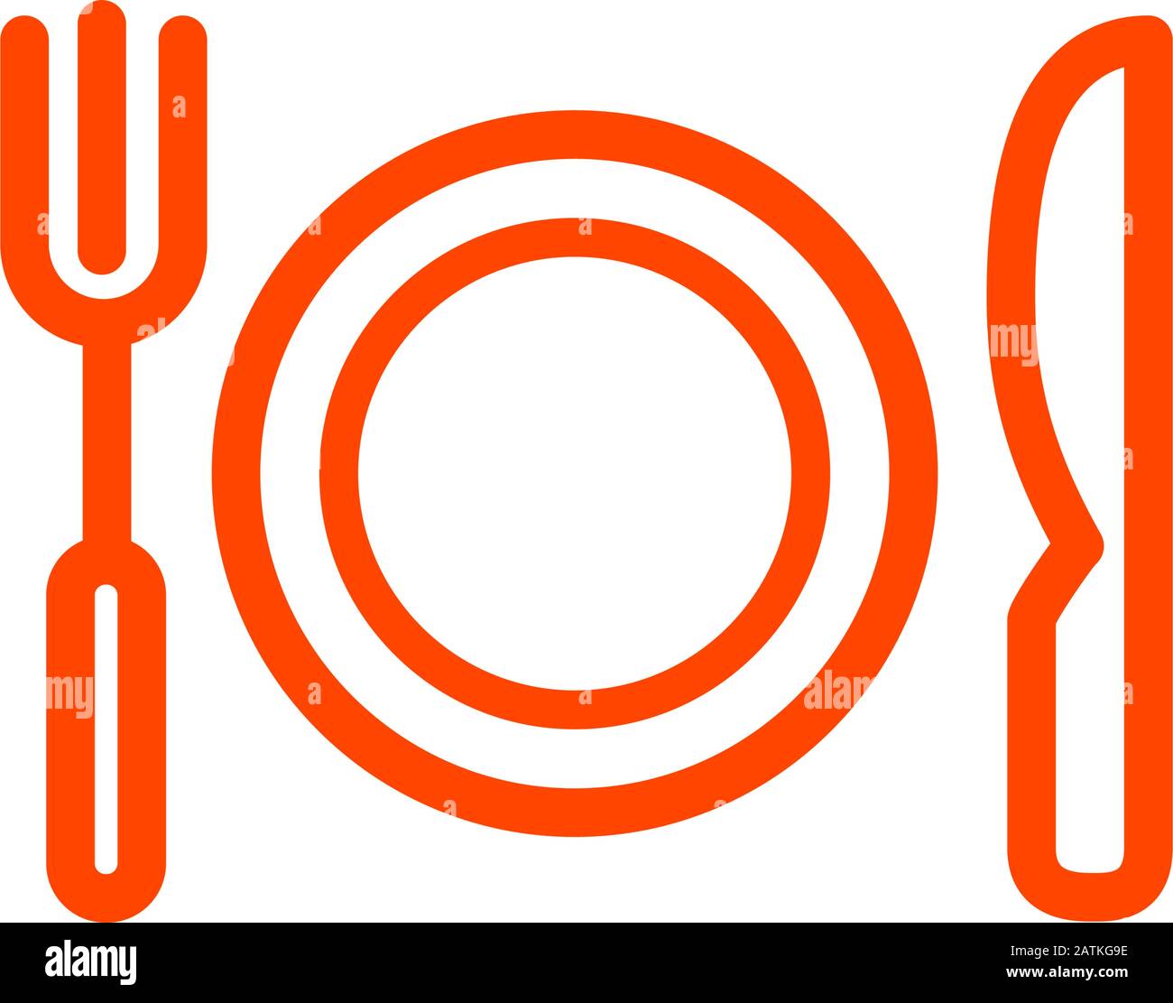 restaurant icon design template vector Stock Vector
