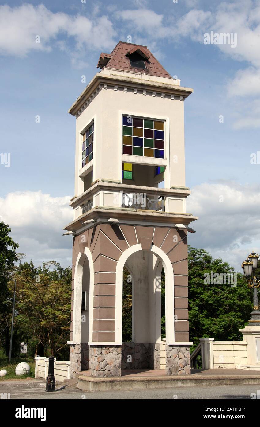 Kinta River Bridge at Ipoh in Malaysia Stock Photo