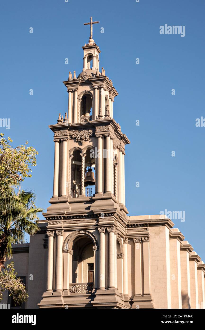 The Iglesia Sagrado Corazon de Jesus or Sacred Heart of Jesus Church in the  Barrio Antiguo neighborhood of Monterrey, Nuevo Leon, Mexico. The church  was built between between 1873 and 1904 Stock