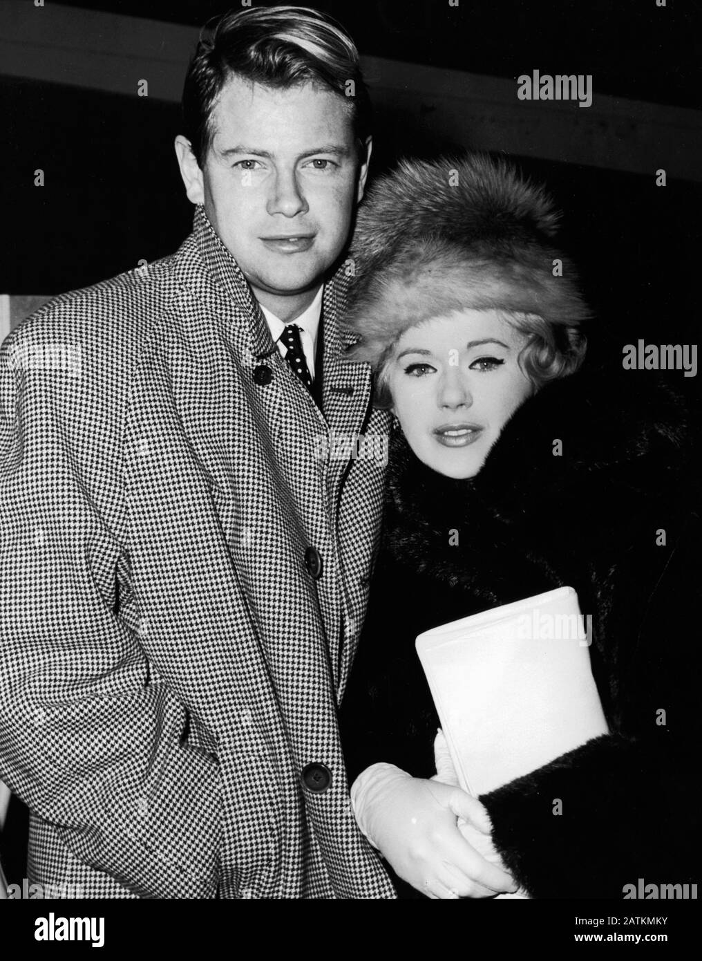 Troy Donahue and Connie Stevens (circa 1962) Cinema Legacy Collection  File Reference # 33962-190THA Stock Photo