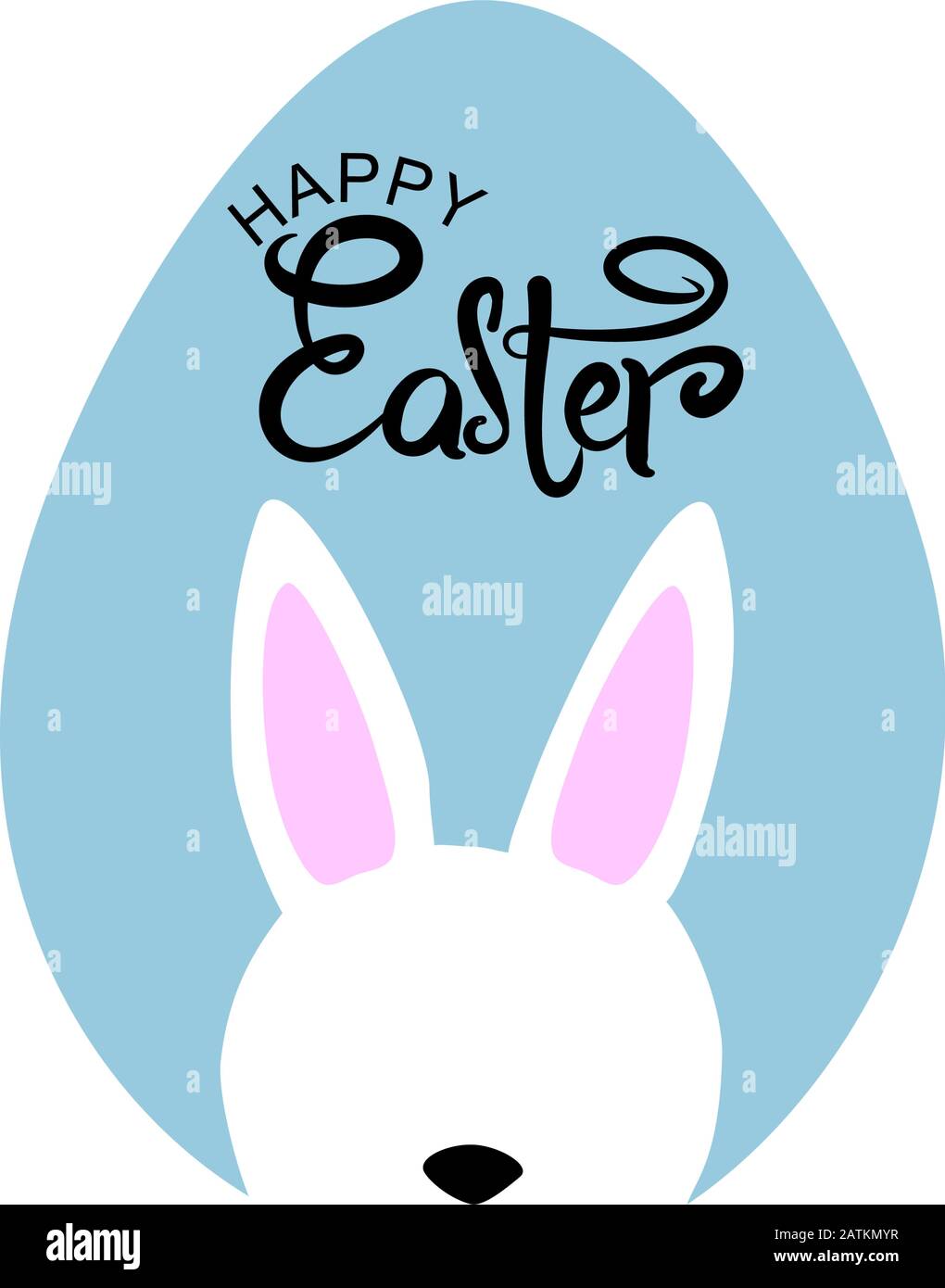 Vector illustrating cute Easter holiday images Stock Vector