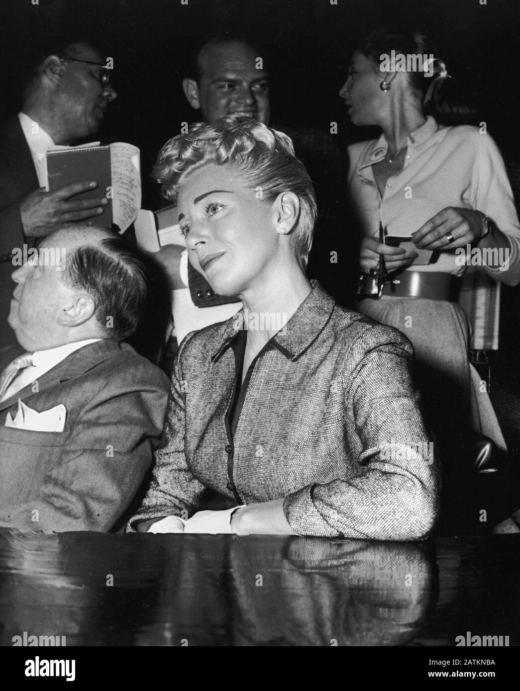 Lana Turner at the Johnny Stompanato murder trial (1958) File Reference