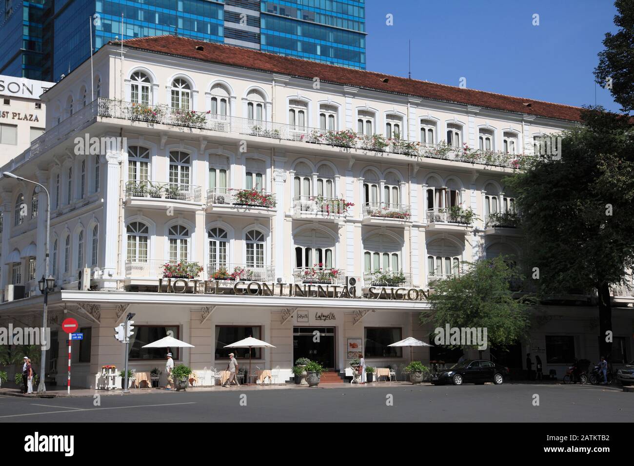 Hotel Continental Saigon, Historic Hotel, Colonial Architecture, Dong Khoi Street, Ho Chi Minh Hotel Continental Saigon, Historic Hotel, Colonial Architecture, Dong Khoi Street, Ho Chi Minh