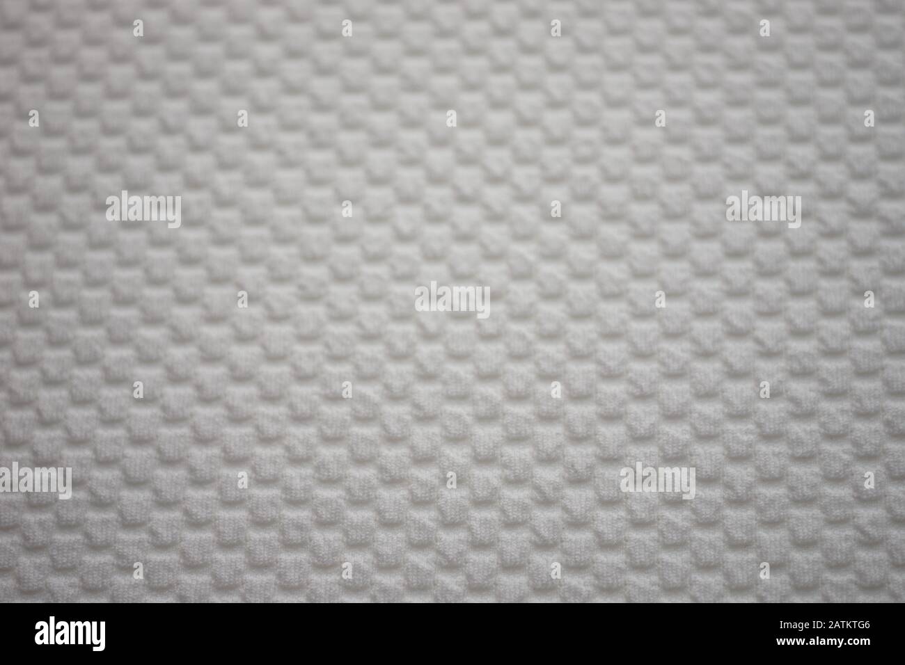 White texture canvas fabric as a background. Stock Photo