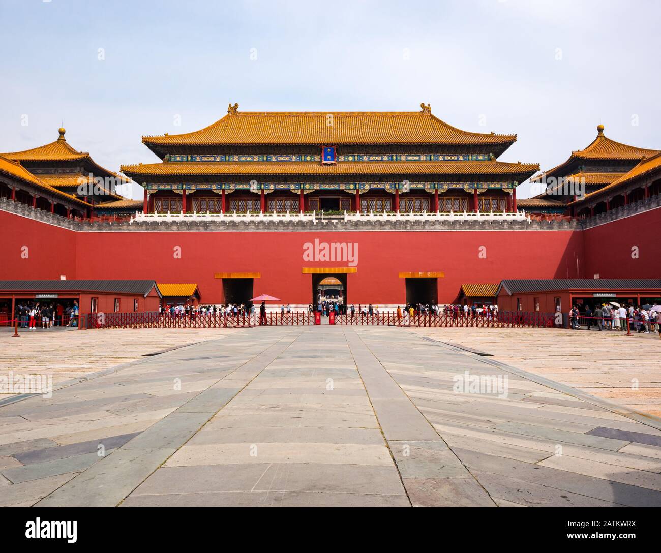 Meridian Gate (Wumen), entrance to Forbidden City, Beijing, China, Asia Stock Photo