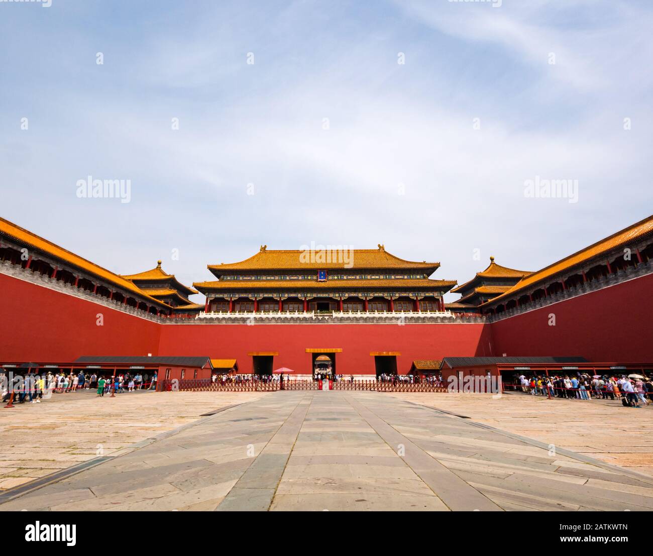 Meridian Gate (Wumen), entrance to Forbidden City, Beijing, China, Asia Stock Photo