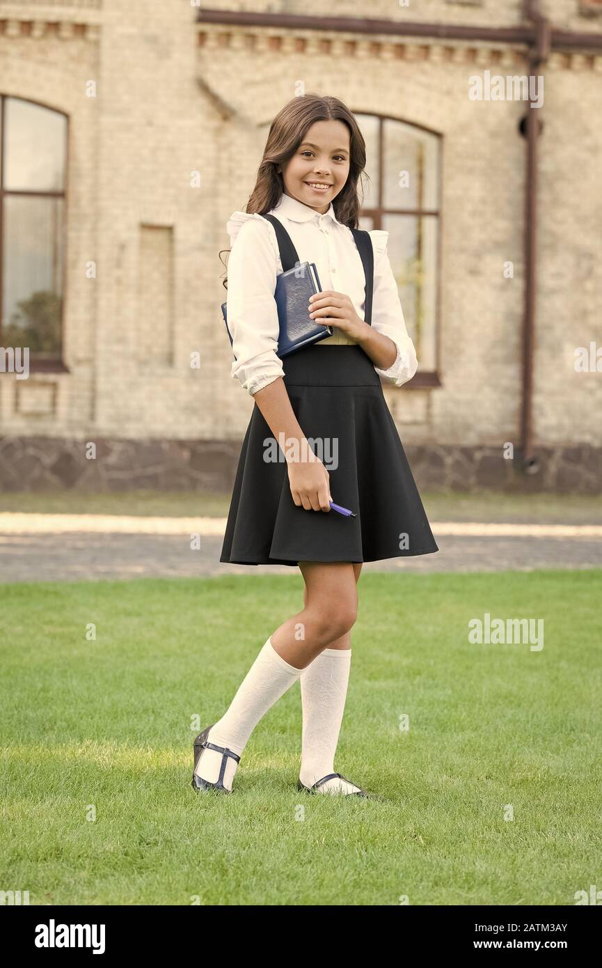 Always Full Of Inspiration Happy Little Girl Back To School