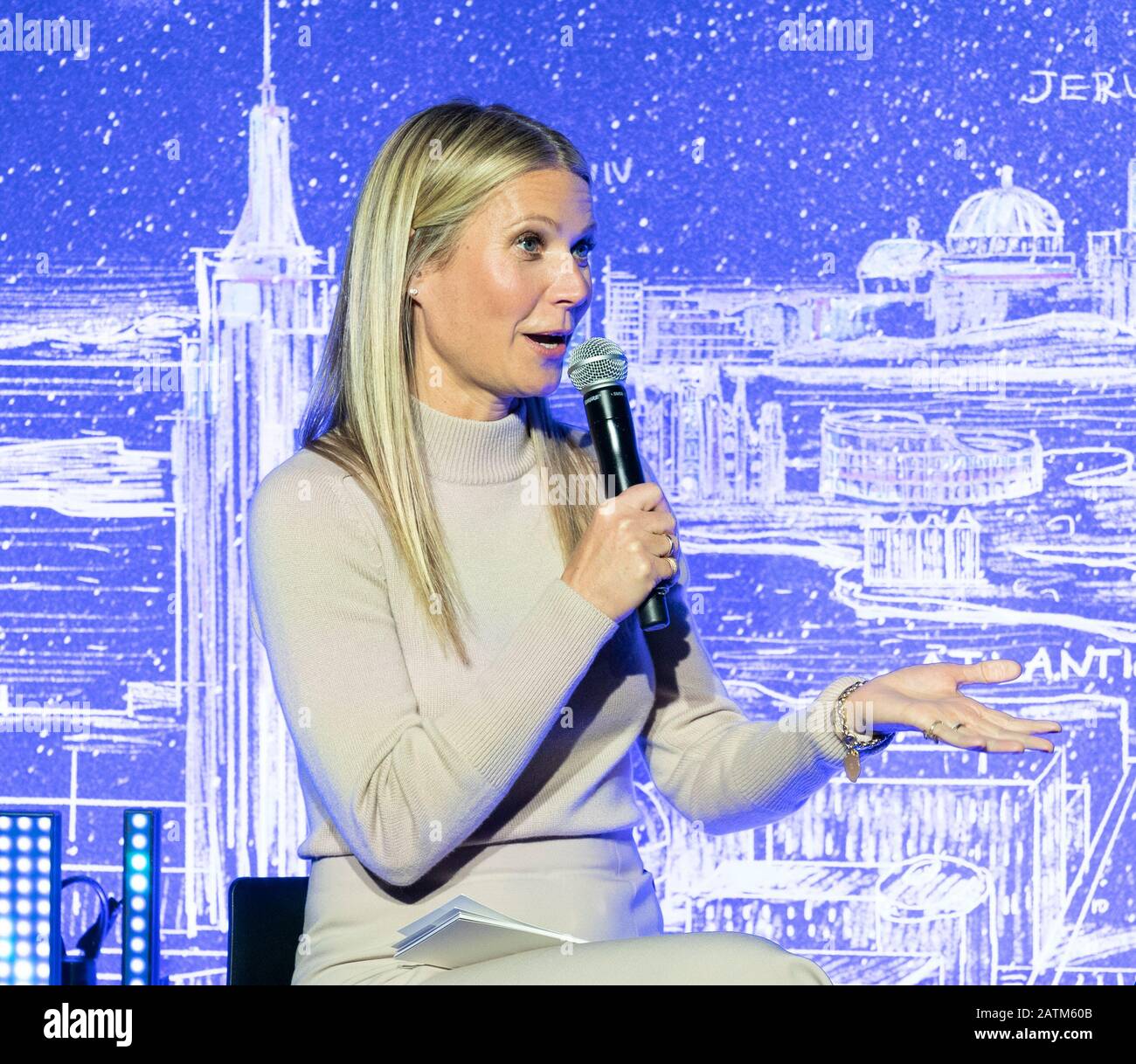 New York, NY February 3, 2020 Paltrow participates in