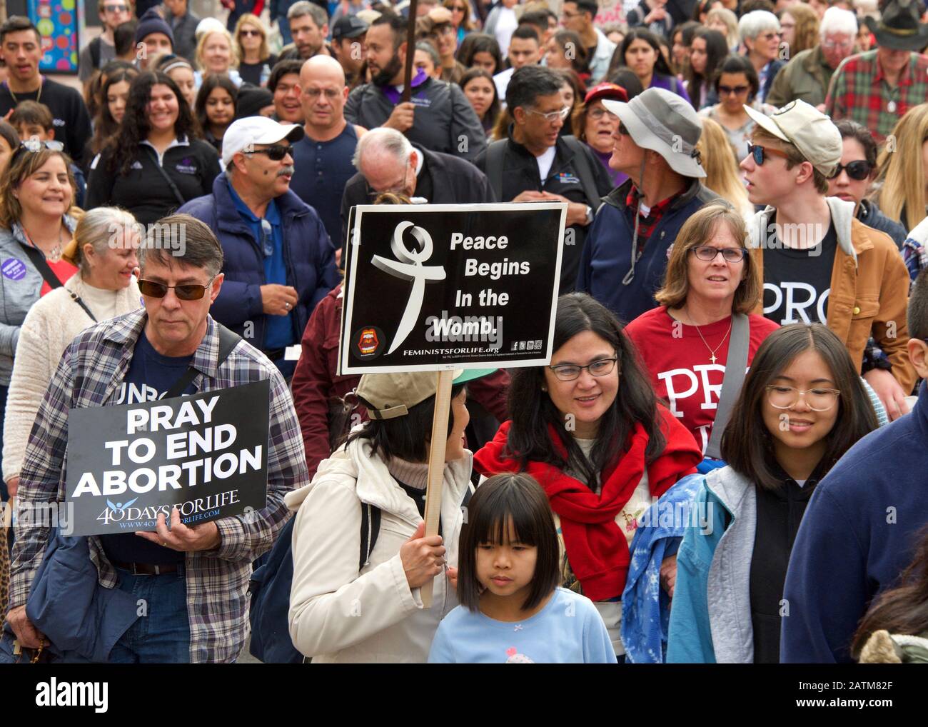 San Francisco, CA Jan 25, 2020 Unidentified participants at the 16th