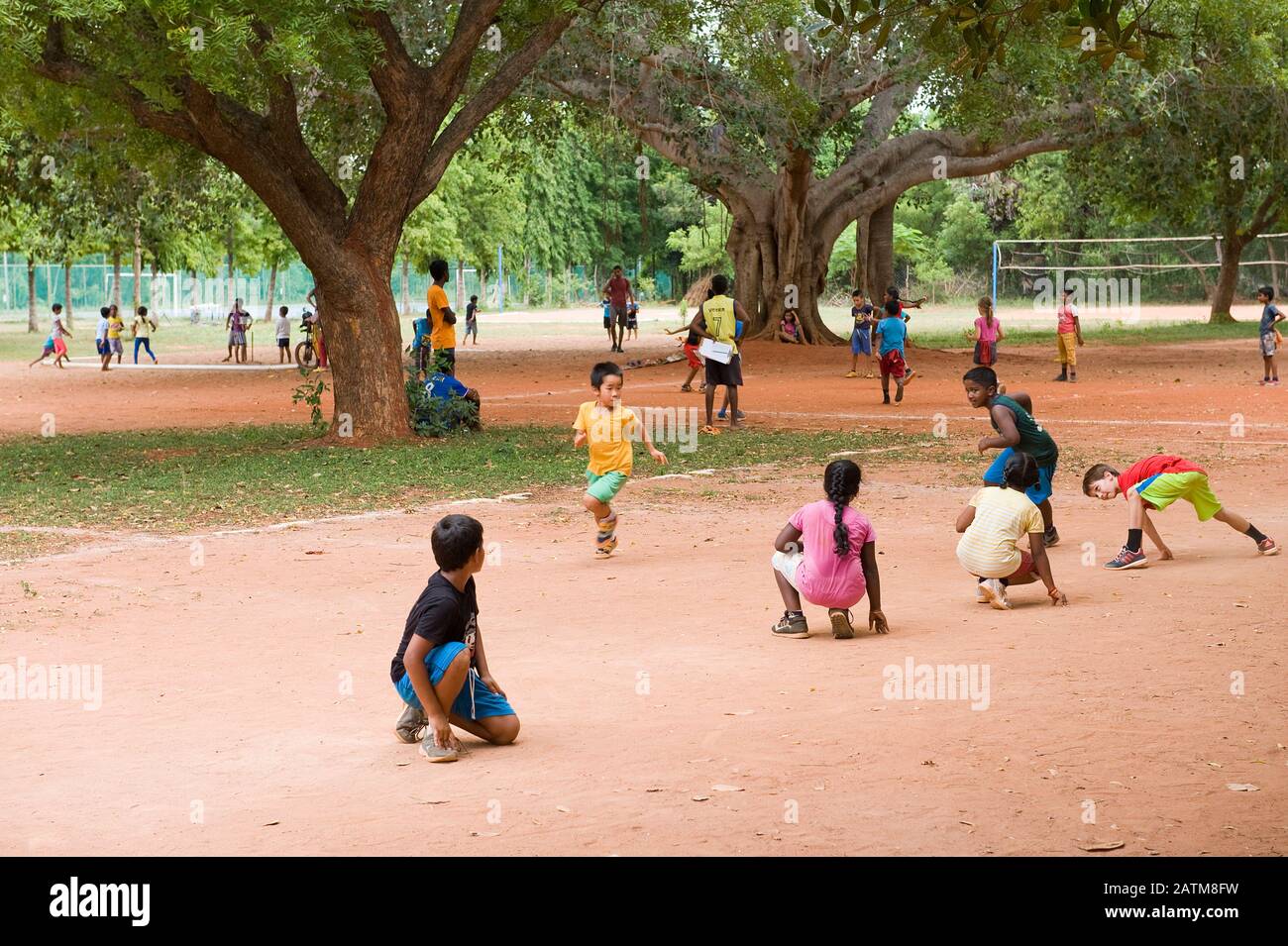TAMIL NADU, INDIA The Kho Kho game in an international primary school