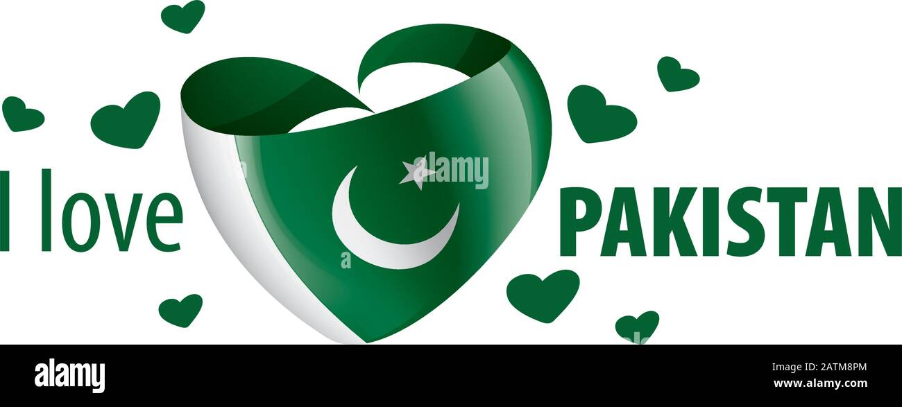 Love pakistan heart flag icon hi-res stock photography and images - Alamy