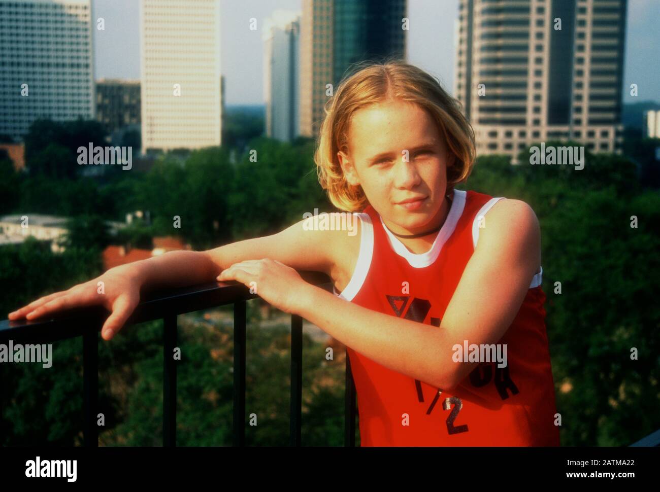 Atlanta, Georgia, USA 16th June 1995 (Exclusive) Actor/model Blake Heron poses at a photo shoot on June 16, 1995 in Atlanta, Georgia, USA. Photo by Barry King/Alamy Stock Photo Stock Photo