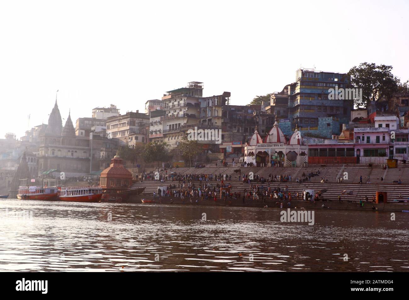 Long View Of Popular Assi Ghat With Several Pilgrims That Stands At The Southernmost Part Of Varanasi Where River Assi Meets The Ganges Stock Photo Alamy Long View Of Popular Assi Ghat With Several Pilgrims That Stands At The Southernmost Part Of Varanasi Where River Assi Meets The Ganges Stock Photo Alamy