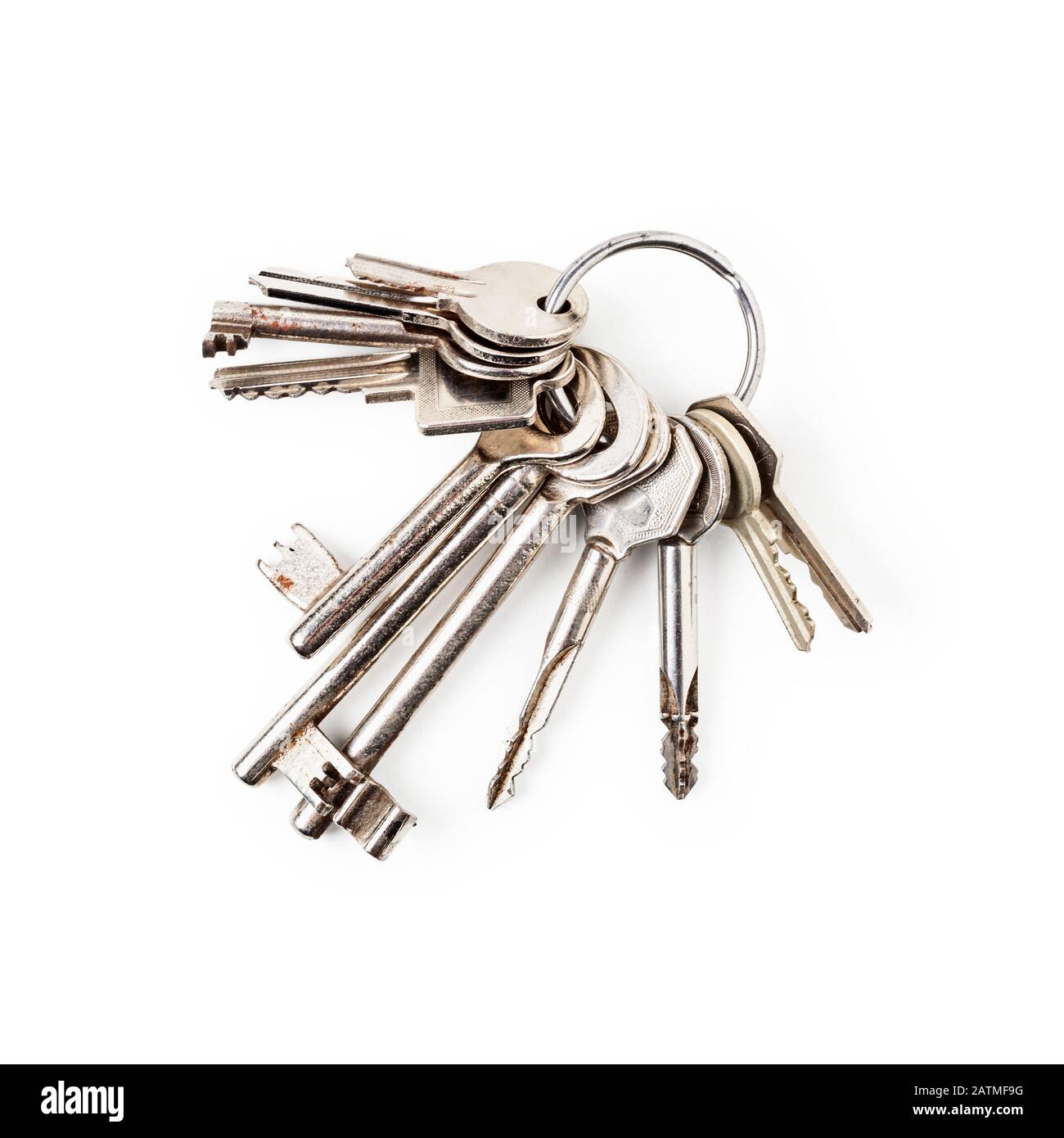 lay flat key ring