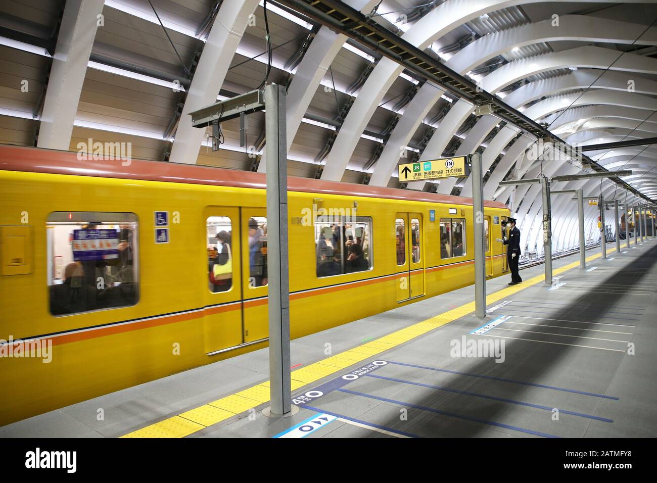 A General View Of The New Shibuya Station Of Tokyo Metro Ginza Line In Tokyo Japan On February 3 Credit Aflo Alamy Live News Stock Photo Alamy