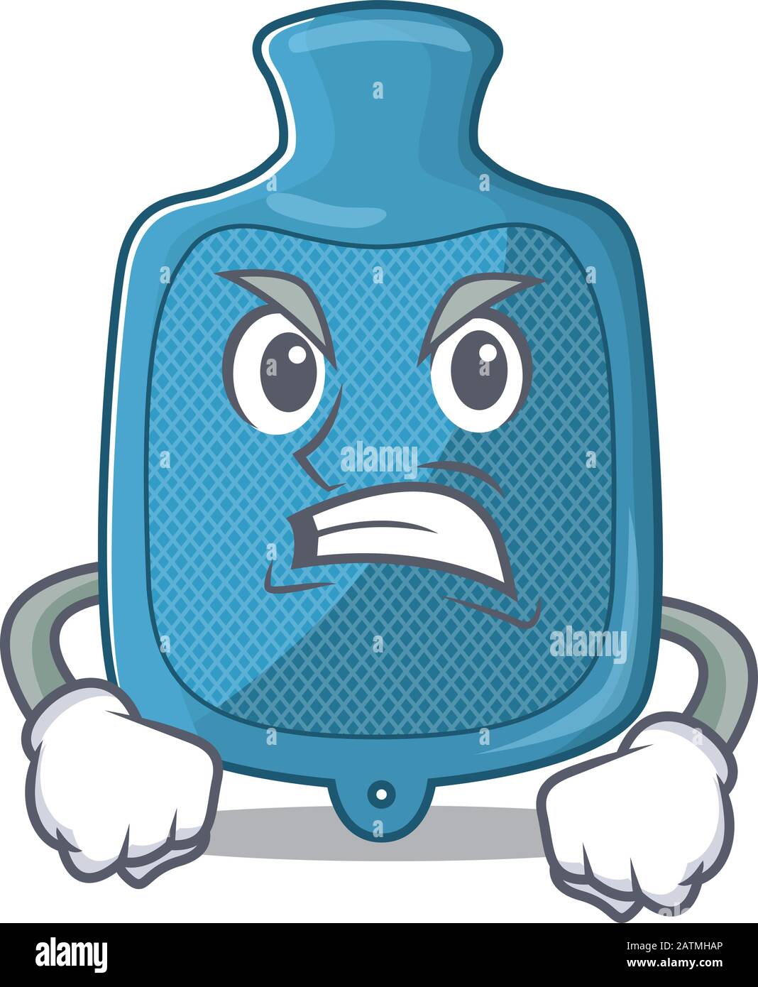 Hot water bag cartoon character design having angry face Stock Vector Image  & Art - Alamy