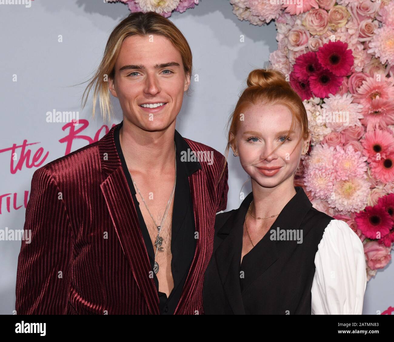 February 3, 2020, Hollywood, CA, USA: Luke Eisner and Kirby Johnson ...