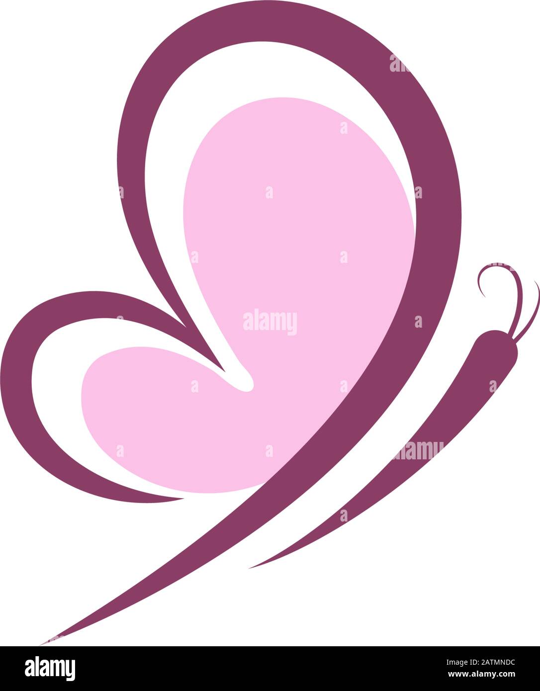 Beauty Butterfly Vector icon design Stock Vector