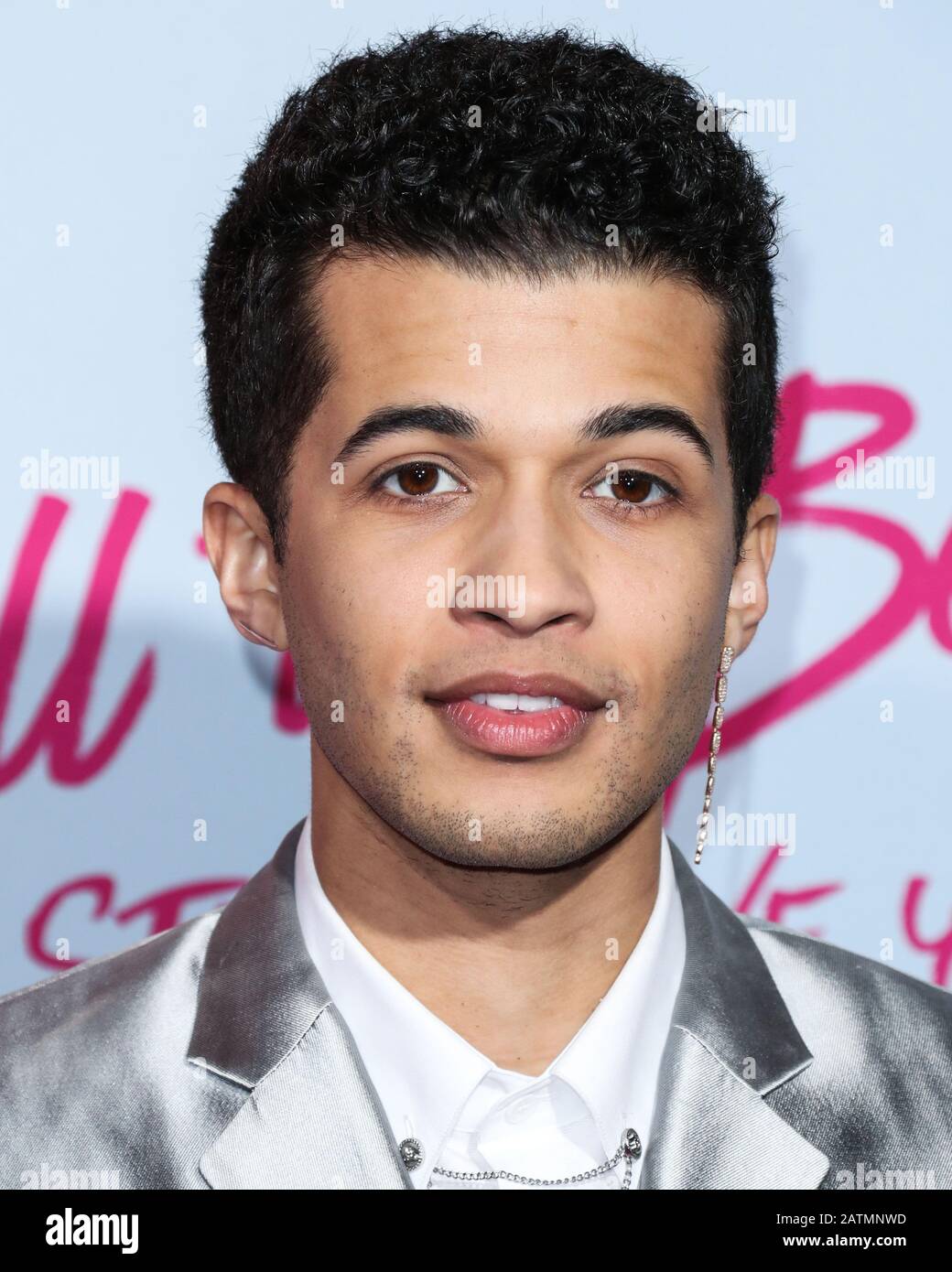 HOLLYWOOD, LOS ANGELES, CALIFORNIA, USA - FEBRUARY 03: Actor Jordan Fisher  arrives at the Los Angeles Premiere Of Netflix's 'To All The Boys: P.S. I  Still Love You' held at the Egyptian