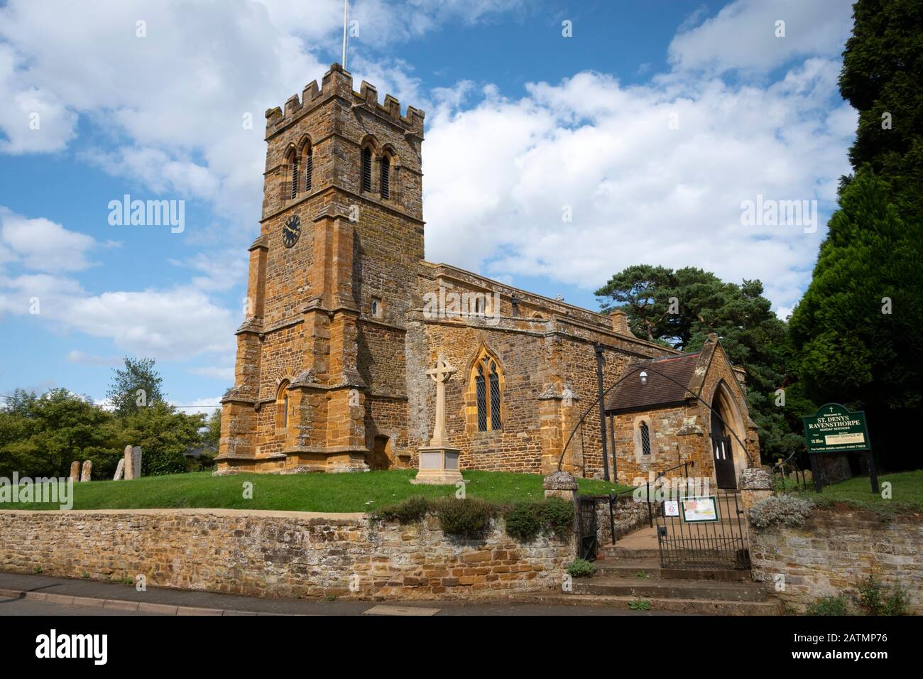 St Denys' Church, Ravensthorpe, Northamptonshire, England Stock Photo