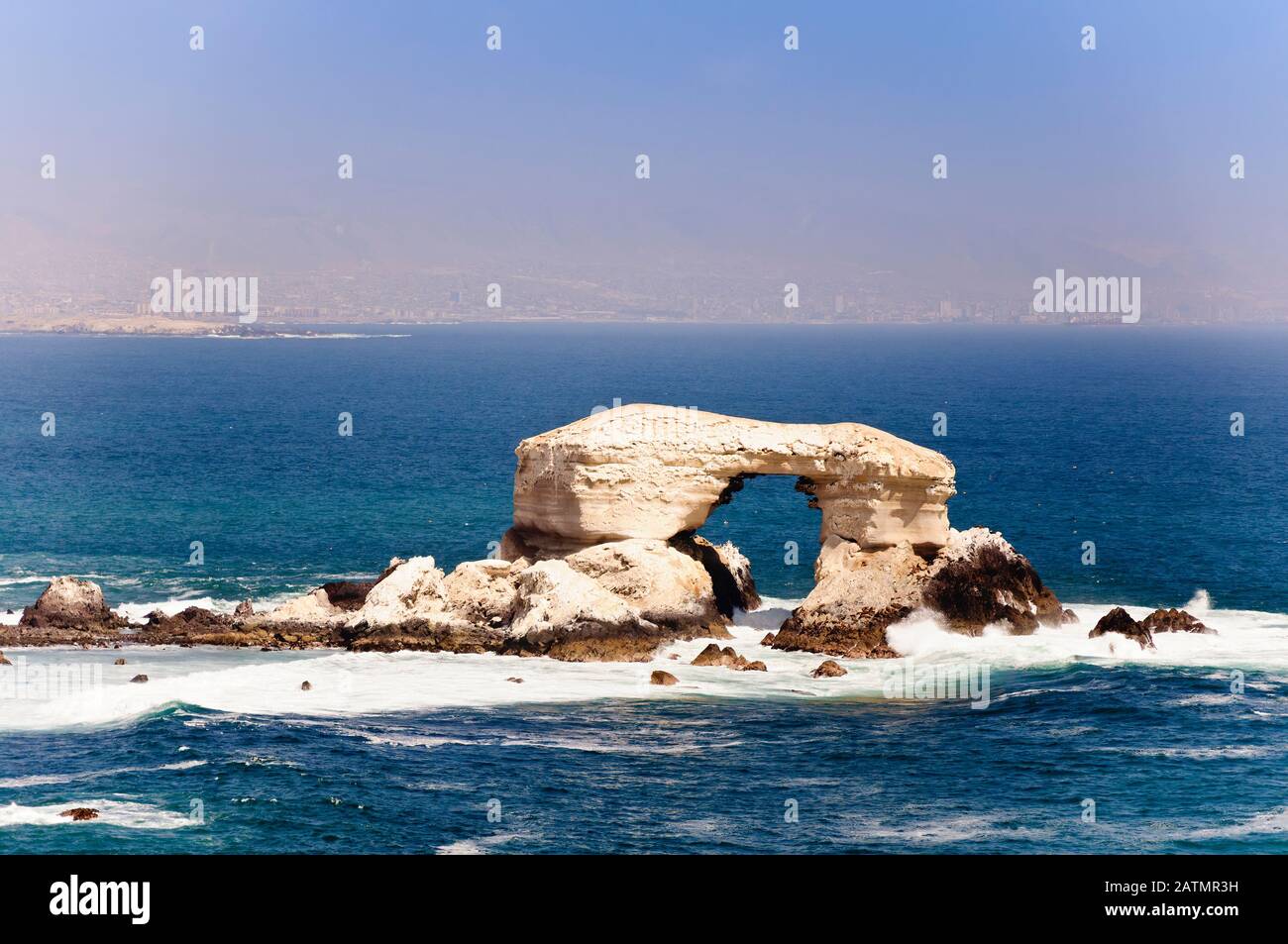 The famous la Portada Rock in Antofagasta, Chile Stock Photo