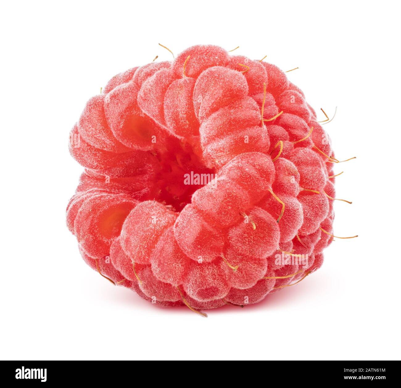 Fresh raspberry isolated on white background Stock Photo - Alamy