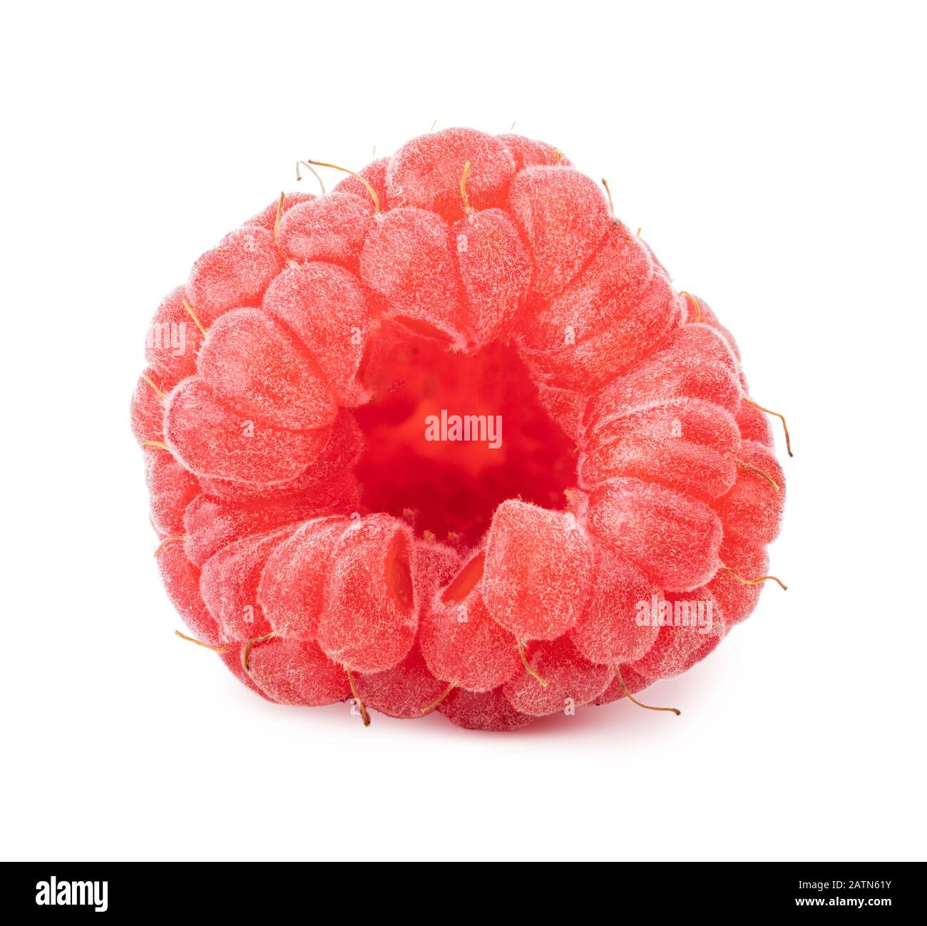 Fresh raspberry isolated on white background Stock Photo - Alamy