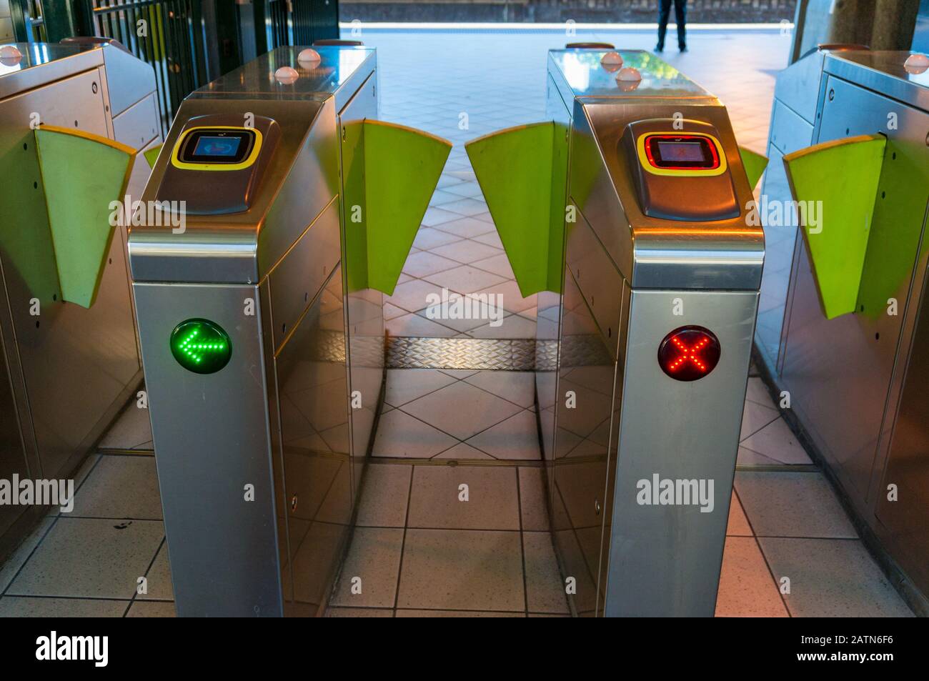 Electronic ticket gate hi-res stock photography and images - Alamy