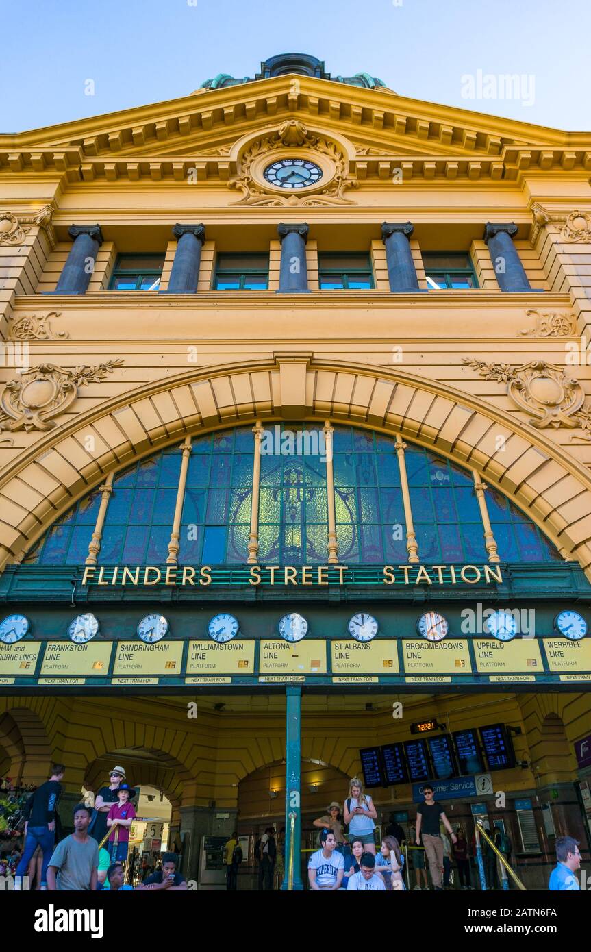 Melbourne, Australia December 7, 2016 Flinders street station