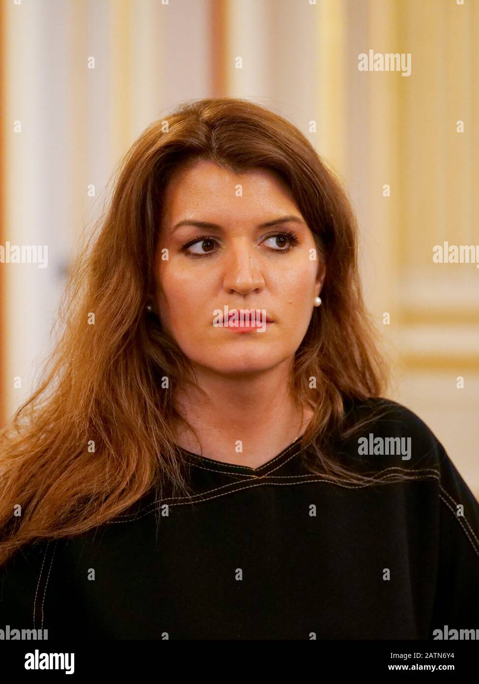 Marlene Schiappa, French Secretary of State in charge of Equality between Women and Men, appears
