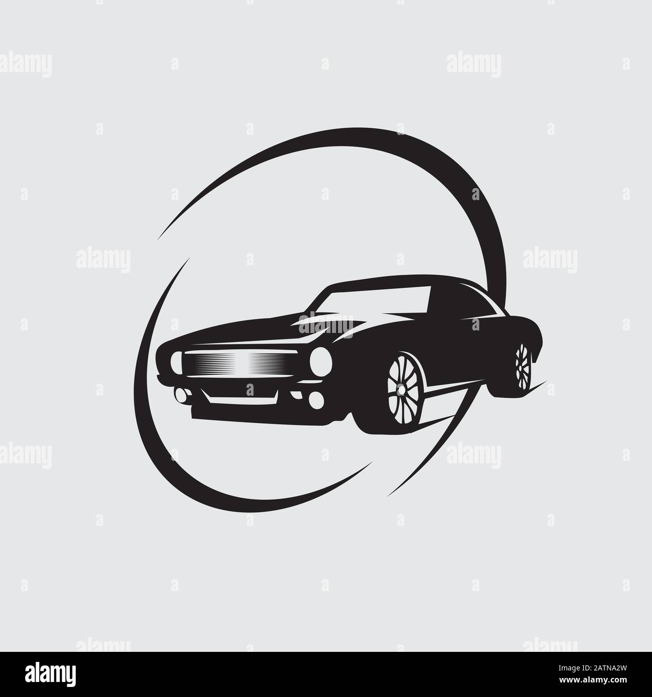 Service car repair, restoration and club design elements. Vector ...