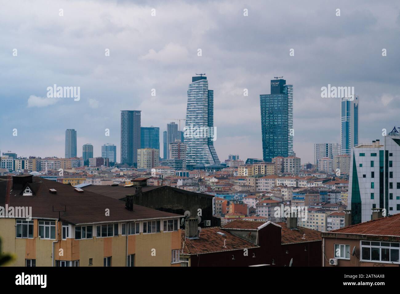 istanbul turkey jan 12 2020 view of the trump towers istanbul turkey located in the district of mecidiyekoy stock photo alamy