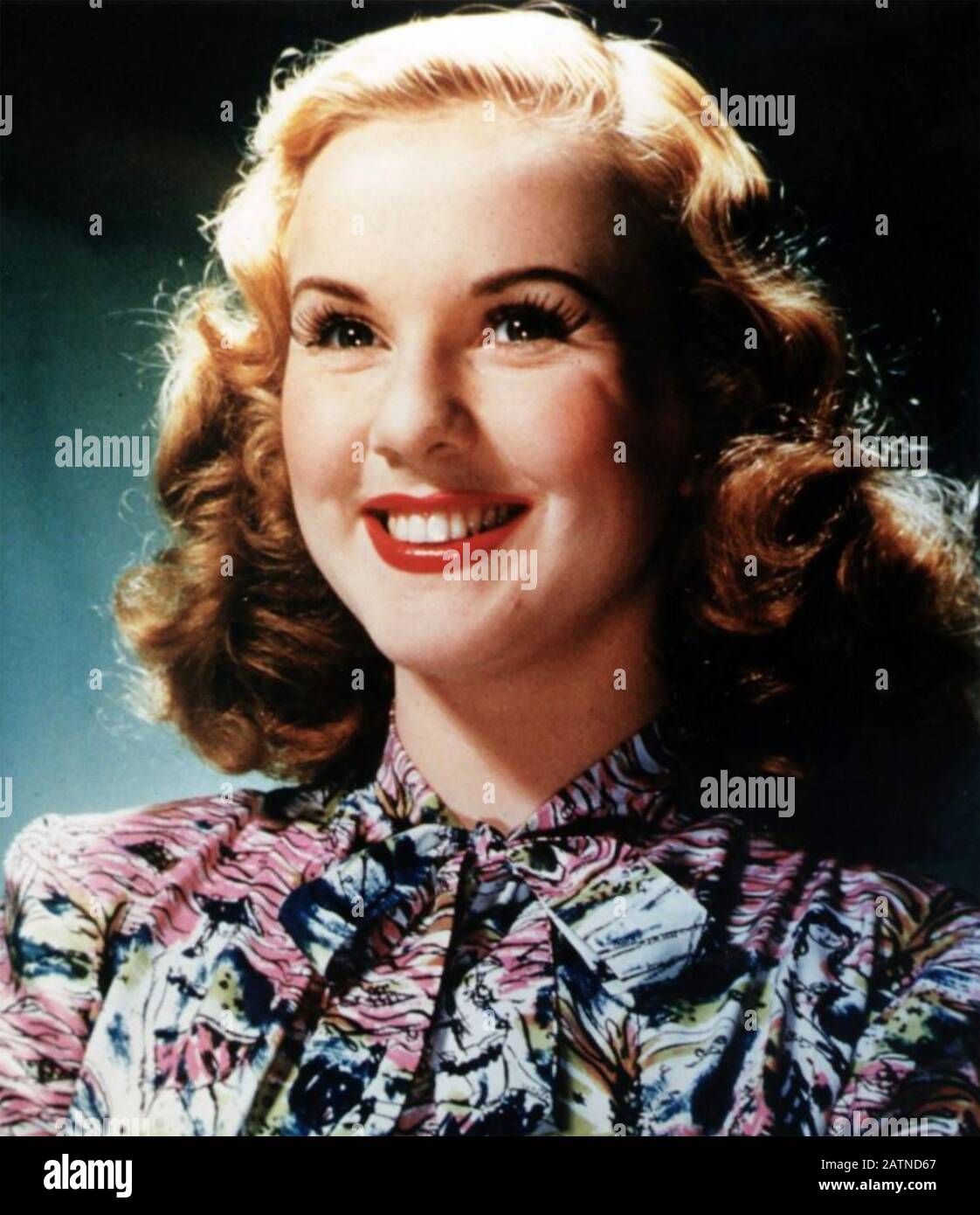 DEANNA DURBIN (1921-2013) Canadian-born singer and film actress about 1948 Stock Photo