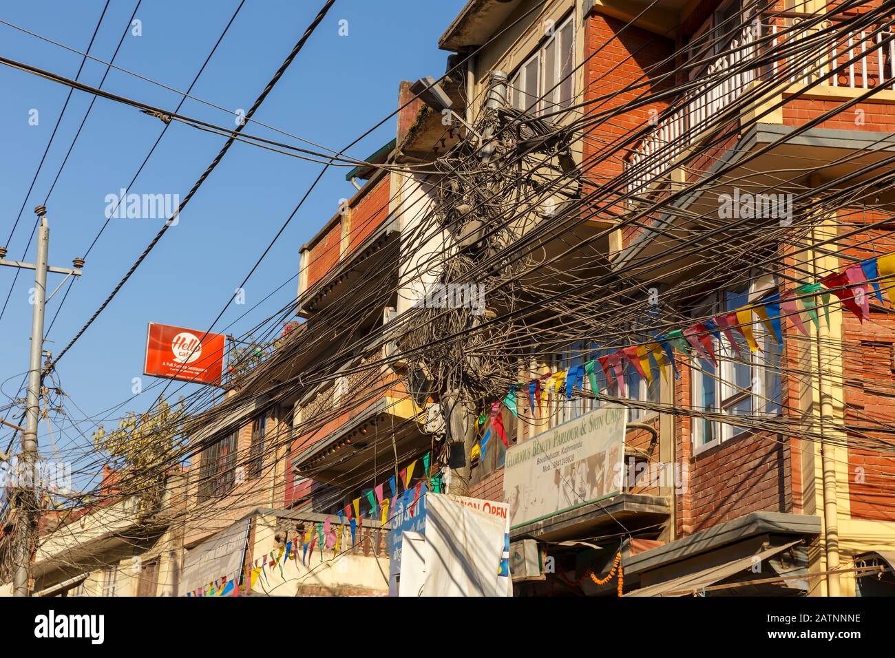 Electric wiring in kathmandu hires stock photography and images Alamy