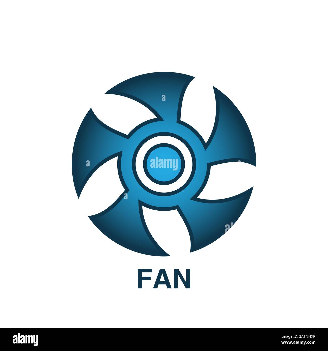 fan icon trendy and modern fan for logo, web, app, UI. fan icon simple sign. fan icon flat vector illustration for graphic and web design Stock Vector Image & Art -