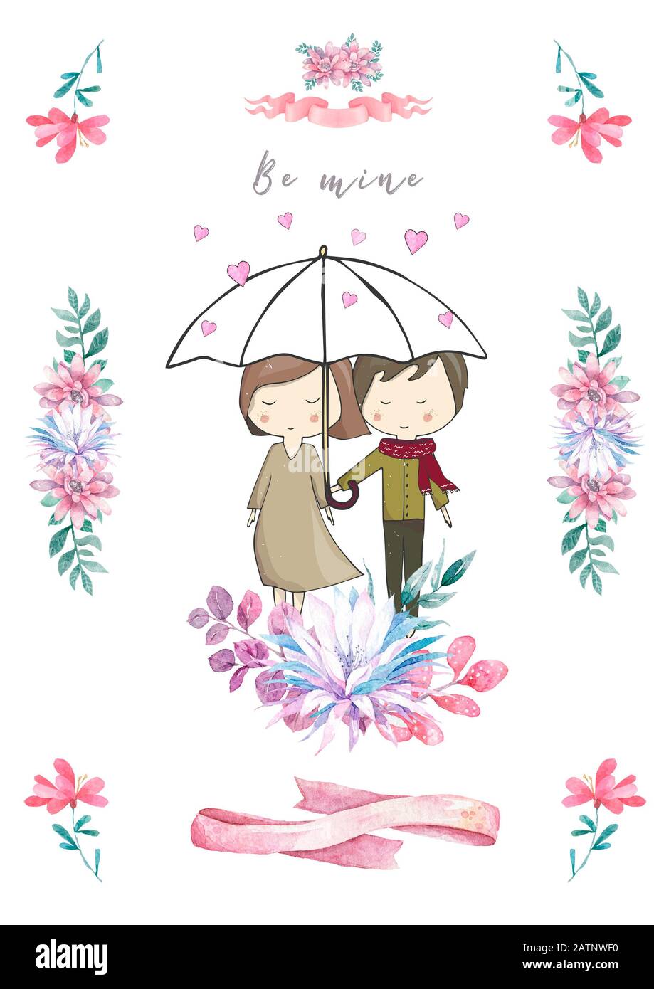 Couple in love. Man and woman embracing each other affectionately ...