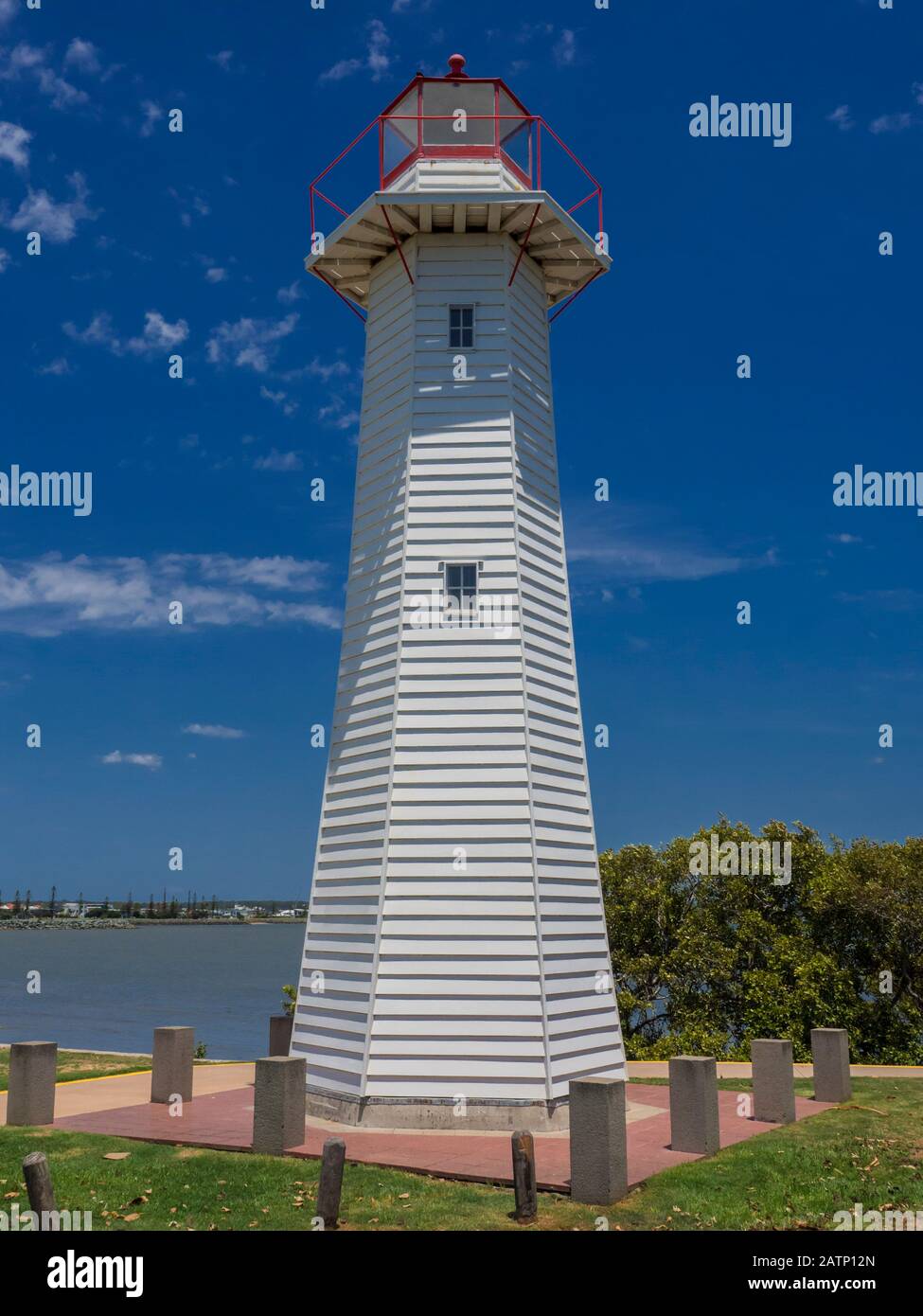 cleveland point lighthouse brisbane queensland australia Stock Photo