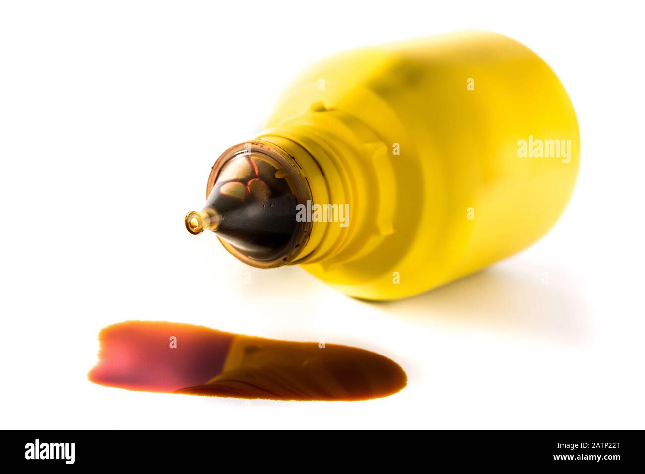 Medical iodine in a bottle isolated on white background Stock Photo - Alamy