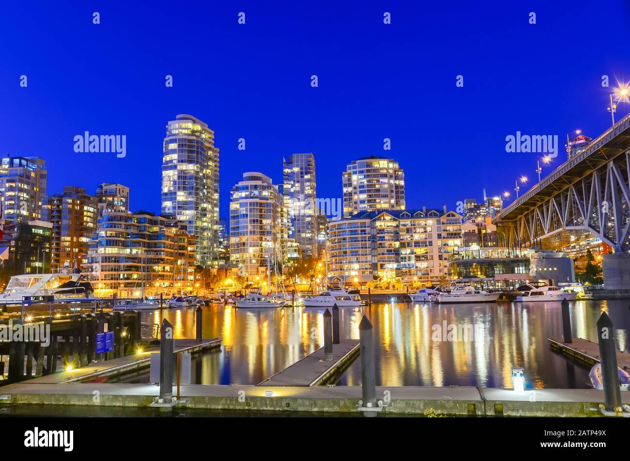 False Creek Marina Burrard Bridge High Resolution Stock Photography and ...