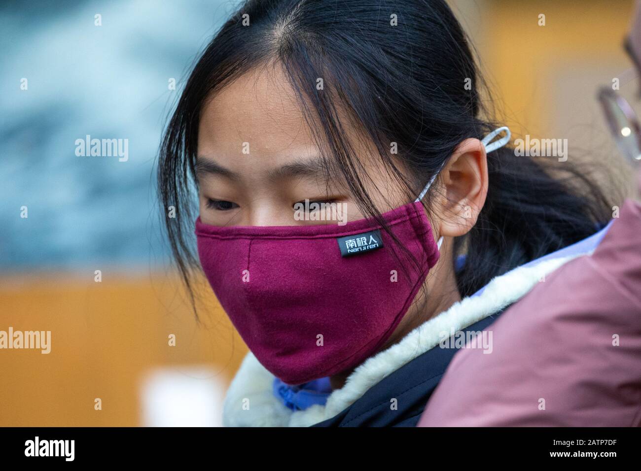 Were Mask Picture dated January 26th shows tourists in Cambridge wearing masks on ...