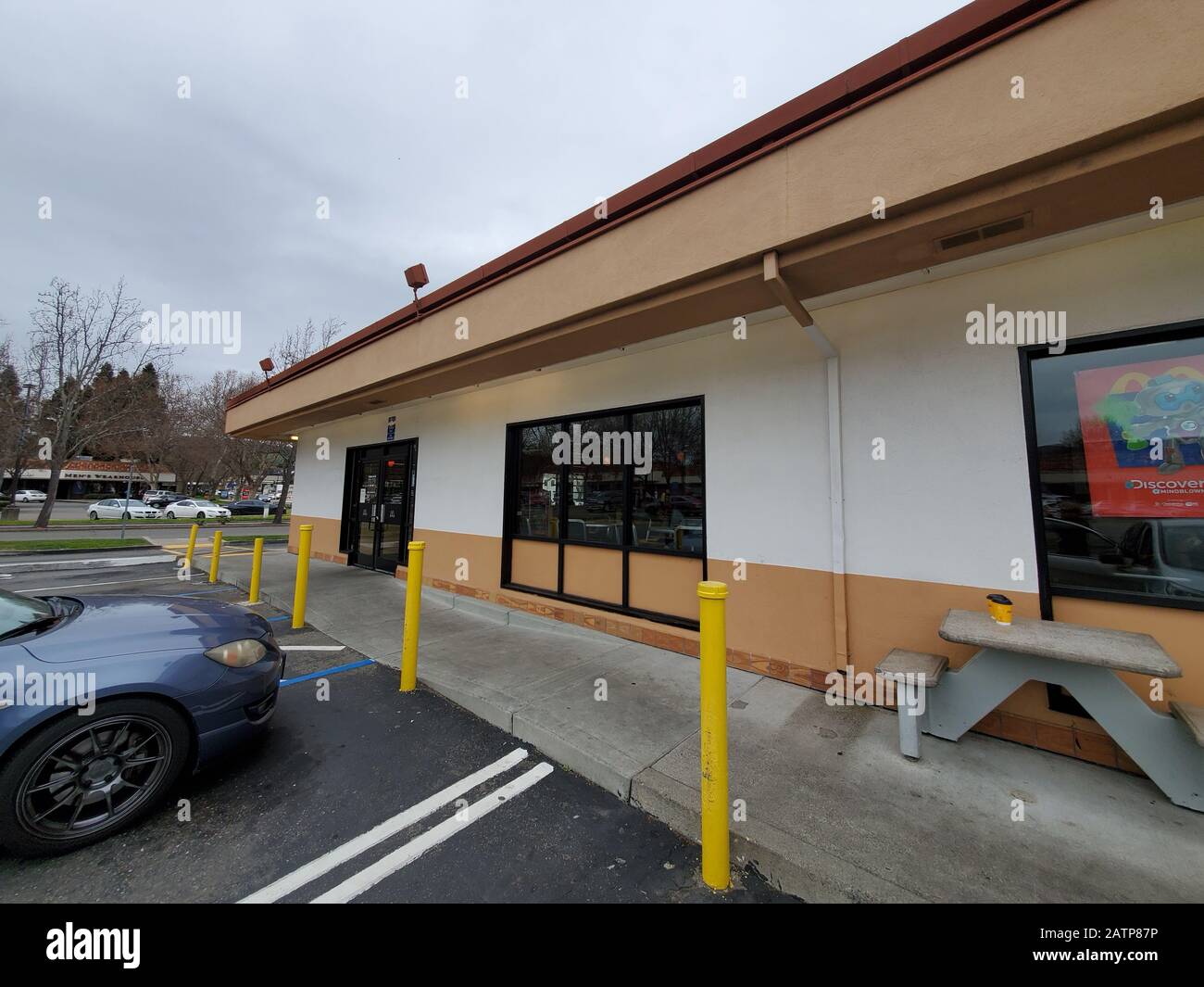 Facade of McDonald's restaurant in San Ramon, California, January 21, 2020. () Stock Photo