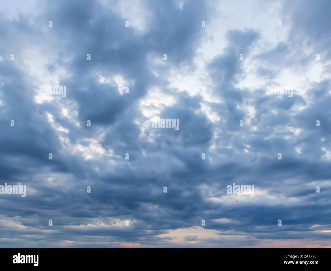 incoming storm clouds Stock Photo