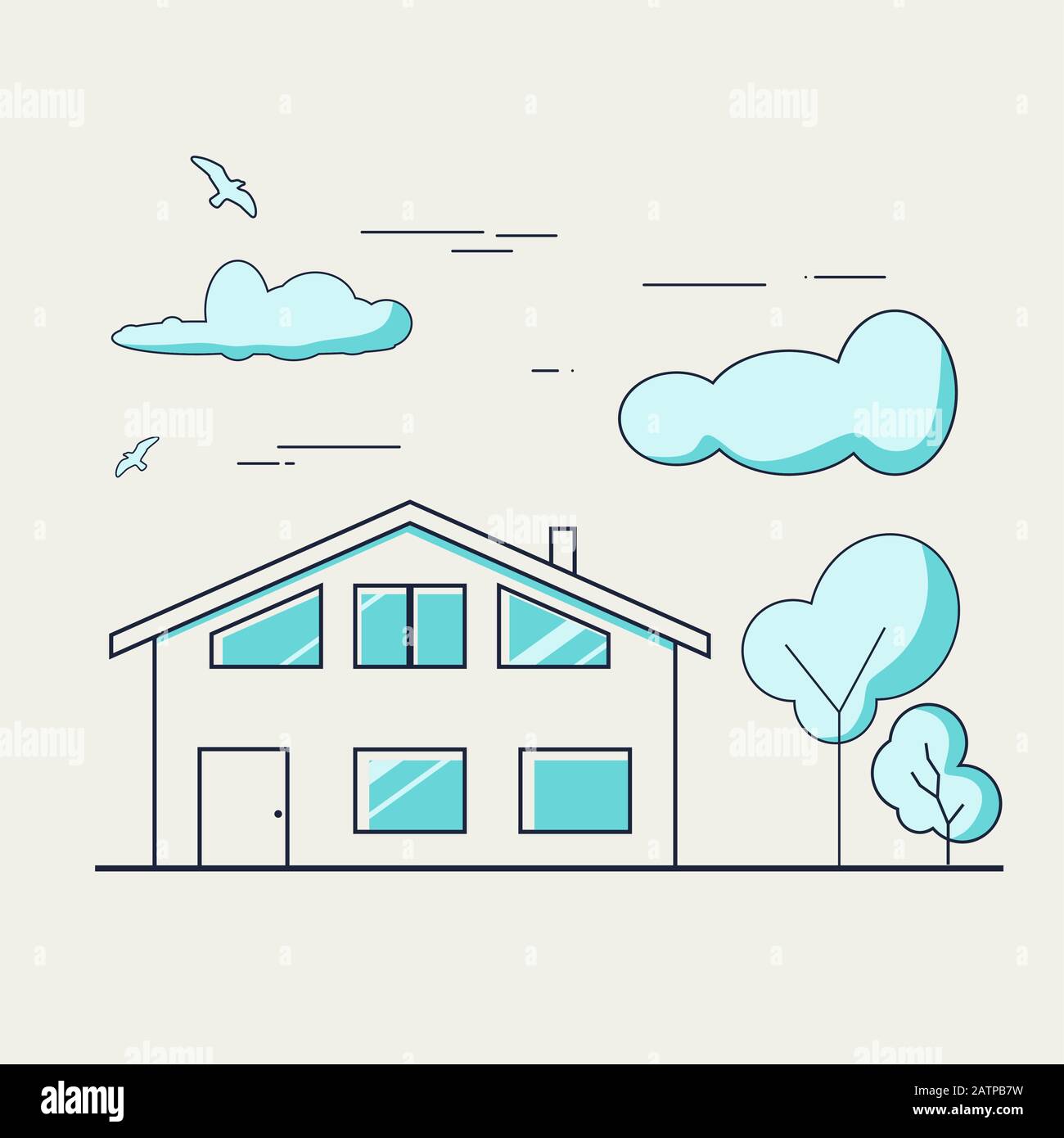 Real estate concept Stock Vector Image & Art - Alamy