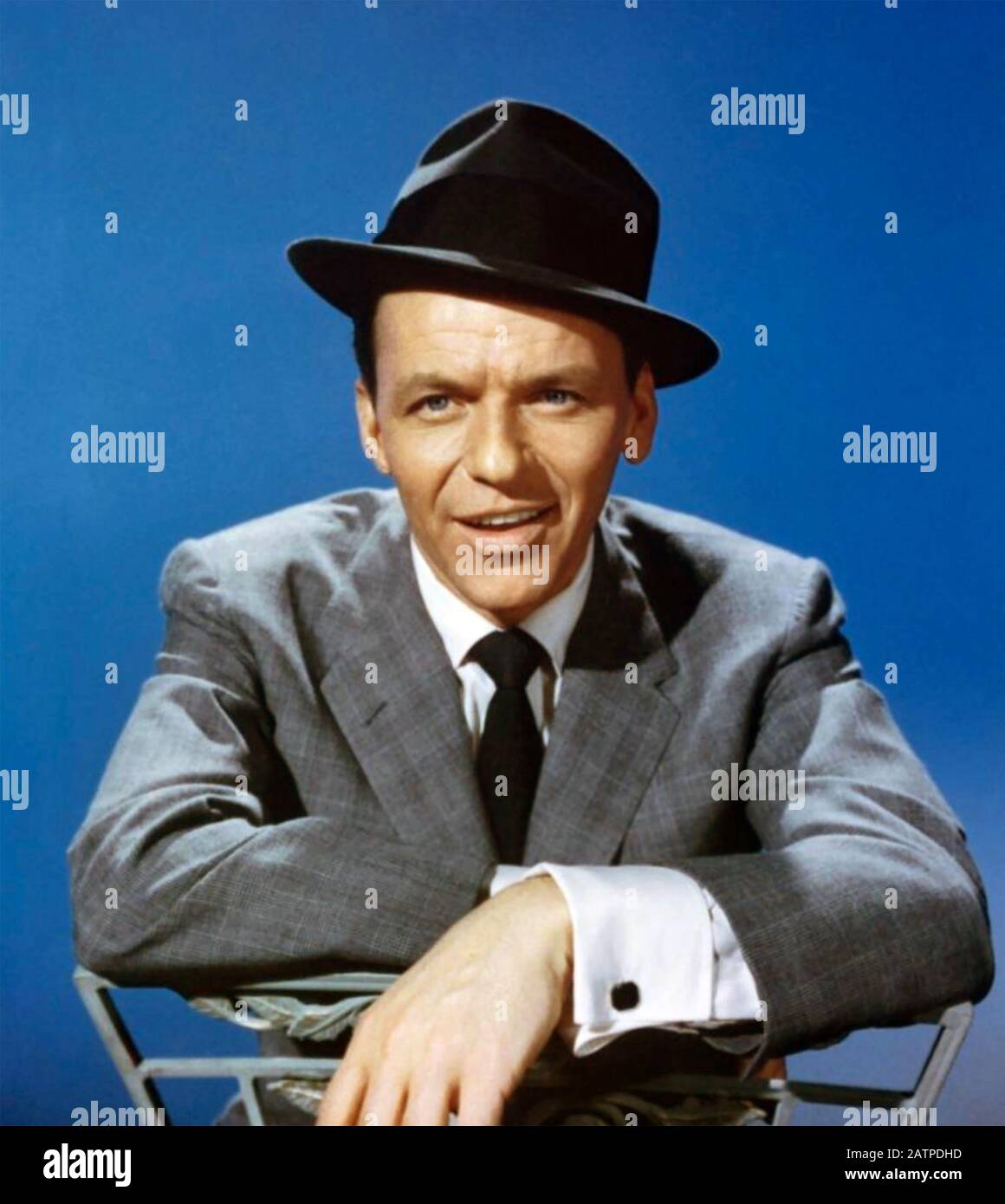 Frank Sinatra 1915 1998 Promotional Photo Of American Singer And Film Actor About 1958 Stock 